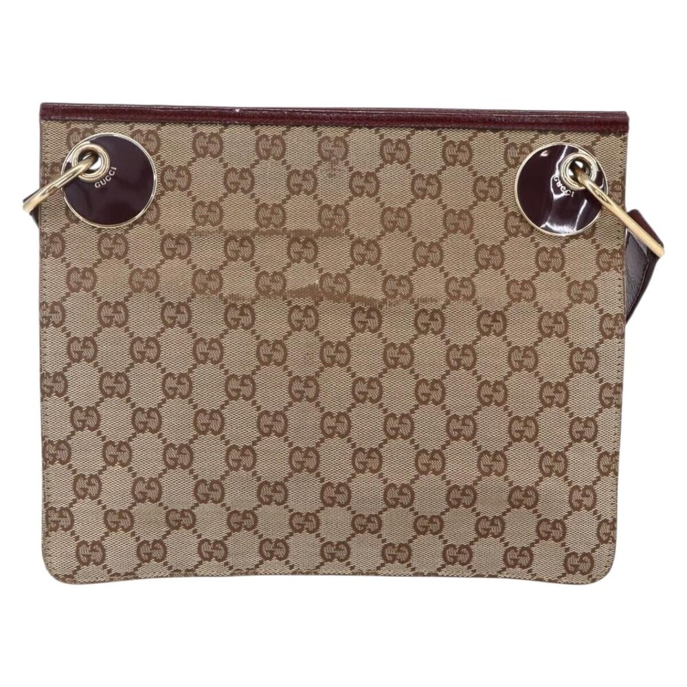 Gucci Eclipse Messenger GG Canvas and leather Medium